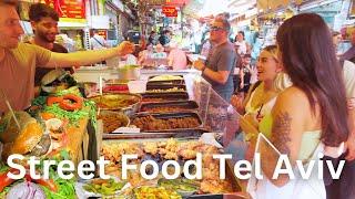 Street Food Tour of Tel Aviv - INSANELY DELICIOUS Middle Eastern Market Delights