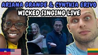 REACTION TO Ariana Grande & Cynthia Erivo - Wicked | Singing Live | FIRST TIME WATCHING