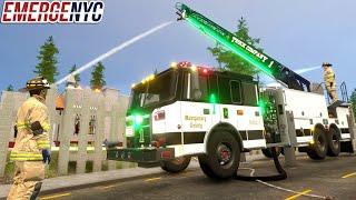 EmergeNYC Montgomery County Multiplayer - Ladder Truck House Fire