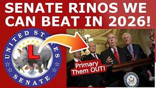 FIVE Senate RINOs That We Can PRIMARY in 2026!