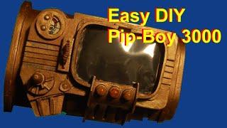 Easy DIY Pip-boy 3000 from Fallout - Cardboard, foam, cheap build prop