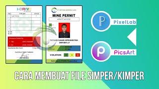 cara membuat id card di hp android  | file id card Kimper/Simper