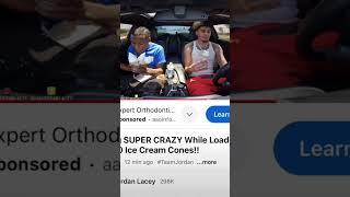 Driving SUPER CRAZY While Loaded Hold 10 Ice Cream Cones!! #jordanlacey #loadedjay #icecream