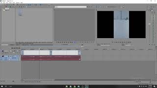 как разделить видео в Sony Vegas.