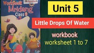 Class 2 English Mridang Unit 5 Filled Workbook / Worksheet 1 to 5#ncertmridang