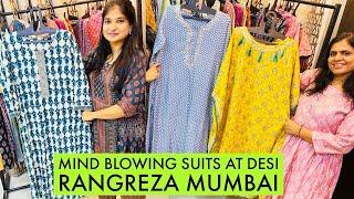 Elegant Cotton Muslin Kurti Sets, Party Wear Dresses, Kaftaans at Desi Rangreza. 1 Piece Available.