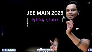 JEE MAIN 2025 URGENT UPDATE  || Exam Dates RELEASED ? 