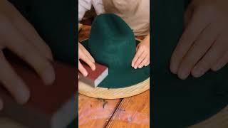 Amazing process of making a whool hat! Cool idea by Wood Mood! #woodmood #hat #shorts
