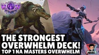 THE BEST OVERWHELM DECK! Top 1 NA Masters Renekton Sejuani Overwhelm Deck LOR | Legends of Runeterra