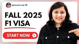 University → Slot → F1 Visa → USA  in Fall 2025 | Free Practical Guide Inside