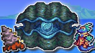 getting crushed by a GIANT CLAM in Terraria... (Terraria Calamity Summoner ONLY)