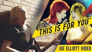 "This Is For You" MICK RONSON Tribute By JOE ELLIOTT