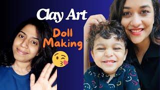 @ParvathyKrishna01 Achukuttan | Doll making | Clay Sculpting | Clay Art | Niv Vin Arts