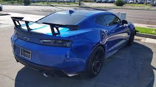 2018 Chevrolet Camaro ZL1 1LE Extreme Track Performance Package Redline Hyper Blue 650hp 18 Chevy ZL