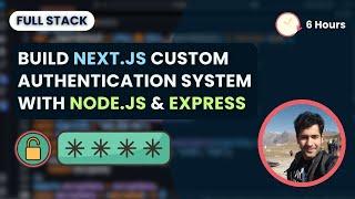 Next.js Full Stack Auth: Secure JWT, Cookies & Sessions with Custom Backend