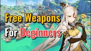 Top 5 Free Weapons for Genshin Beginners