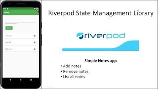 Flutter | Riverpod | Simple Notes app - DEMO | Riverpod State management library in flutter