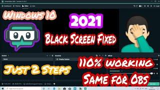 HOW TO FIX STREAMLABS/OBS BLACK SCREEN | 100% WORKING | WITH PROOF 2020