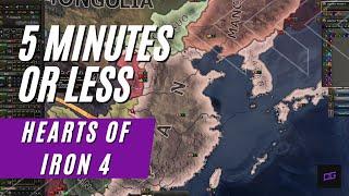 How to Play Hearts of Iron IV in 5 Minutes or Less