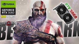 God of War | RTX 3060 12gb | Core i5 12400F | 1080p High Settings benchmarks (FPS)!