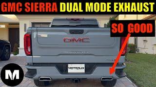 GMC Sierra Dual Mode Active Exhaust: Start-Up, Idle, Revs