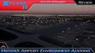 X Plane 11 | MisterX Library & Static Aircraft + Airport Environment HD | Add-On Spotlight