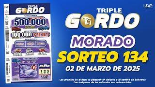 SORTEO TRIPLE GORDO 134