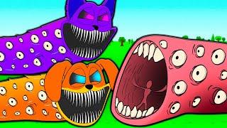 CATNAP & DOGDAY EATERS VS TRAIN EATER! POPPY PLAYTIME 3 Cartoon Animation