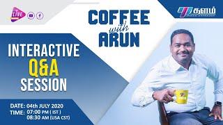 Coffee With Arun - Q&A Interactive Live Show