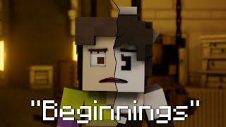 "Beginnings" | Minecraft Bendy Animation Music Video (HalaCG)