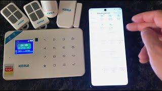 WIFI GSM ОХРАННАЯ СИГНАЛИЗАЦИЯ KERUI УМНЫЙ ДОМ TUYA