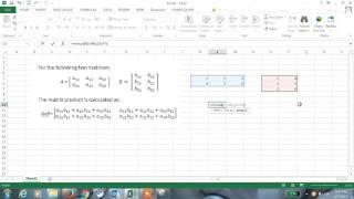 Excel 2013 Tutorial#72 MMULT Function in Excel