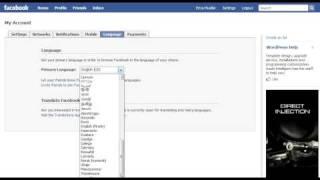 How-to: Change your Facebook language to English (Pirate)