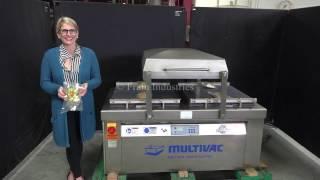 Multivac Model C-500 Sealer Bag Vacuum Demonstration