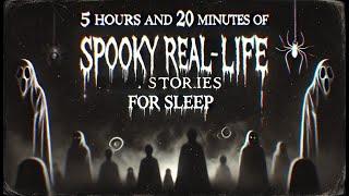 5 Hours and 20 Minutes Of Spooky Stories With Black Screen For Sleep [Real Human Voice]