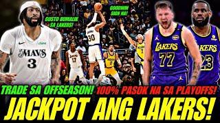 SA WAKAS! LAKERS 100% PASOK NA SA PLAYOFFS! AD ITI-TRADE SA OFFSEASON! GOODWIN PIPIRMA NA SA LAKERS!