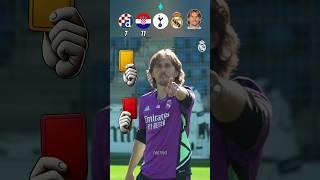 "Luka Modric Team Cards" Dinamo Zagreb, Croatia, Tottenham, Real Madrid #football #soccer #shorts