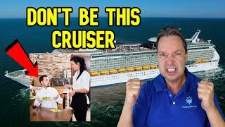THIS IS THE WORSE BEHAVIOR YOU CAN DO ON A CRUISE SHIP