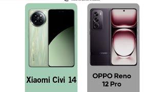 Xiaomi Civi 14 VS OPPO Reno 12Pro Full Comparison #youtubeshorts #youtube #ytshorts #viral #tech #yt