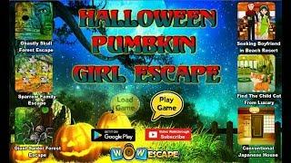 Wow Halloween Pumpkin Girl Escape Walkthrough [WowEscape]