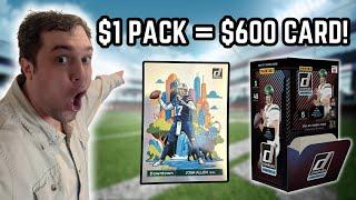 Pulling a $600 Card from a $1 Pack! 2024 Donruss Football Gravity Feed Box!