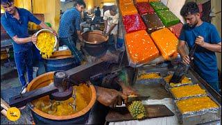 Biggest Pineapple Halwa Mega Factory In Kerala Rs. 90/- Only l Kozhikode Food Tour