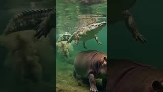 HIPPO VS CROCODILE