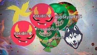 AGAR.IO // #UNCUT GAMEPLAY // THE 90-POPSPLIT // SIRIUS STREEM // SIRIUS, TYT, KOLIBRI, ENWAPSTYLE