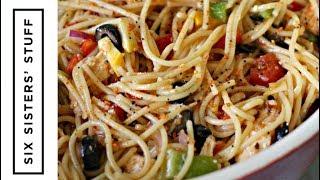 Spaghetti Pasta Salad Side Dish