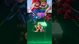 King Mario Bros vs Pj Mask vs Red pj Run x Tiles Hop gaming Coffin Dance #coffindance