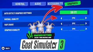 Goat Simulator 3 Mobile Adjust Graphics Settings | the long waited Update finally arrived