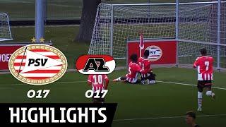 HIGHLIGHTS | PSV O17 boekt een dikke overwinning op AZ O17! 