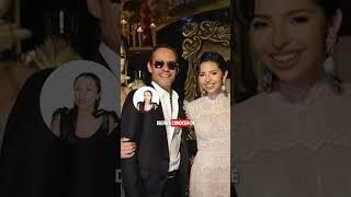 Los famosos que "fueron padrinos de honor" en la boda de Christian Nodal y Angela