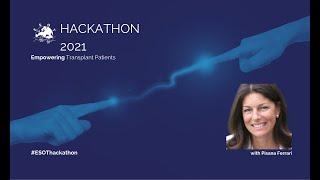 Pisana Ferrari presents the ESOT Hackathon 2021